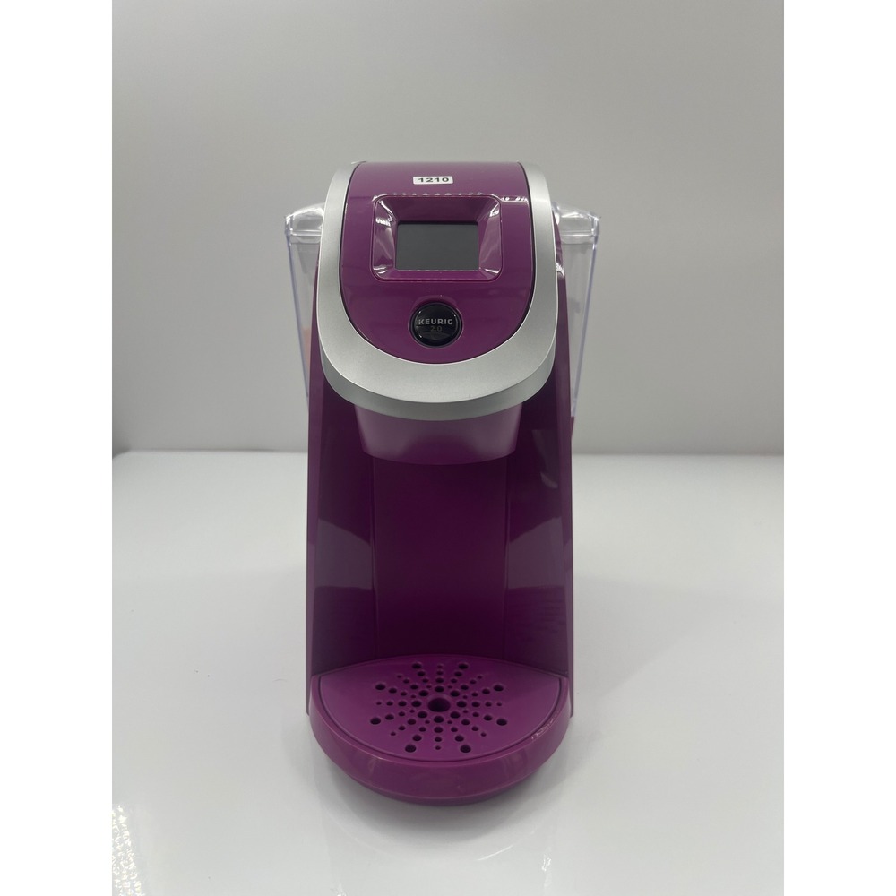 Keurig 2.0 K200 Plus Series Single Serve Coffee Maker Plum Purple K-Cup Brewer